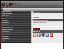 Tablet Screenshot of kingstonlures.com.au